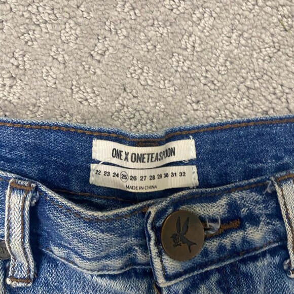 ONE TEASPOON Bandit Shorts Size 25 - Picture 2 of 2